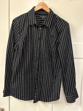 Banana Republic Tailored Fit Button Down Blouse